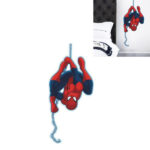 Dětská tapeta / 3D nálepka na zeď, styl Spiderman – 40 x 88 cm