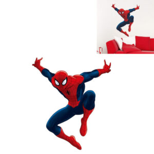 Nálepka na zeď / 3D dětská tapeta Spiderman, 40 x 47 cm