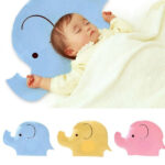 Polštářek pro novorozence / podhlavníček, styl slon – 21 x 21 cm, 3 barvy