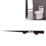 Samolepka do koupelny / samolepka na toaletu, styl bubák – 45 x 4 cm